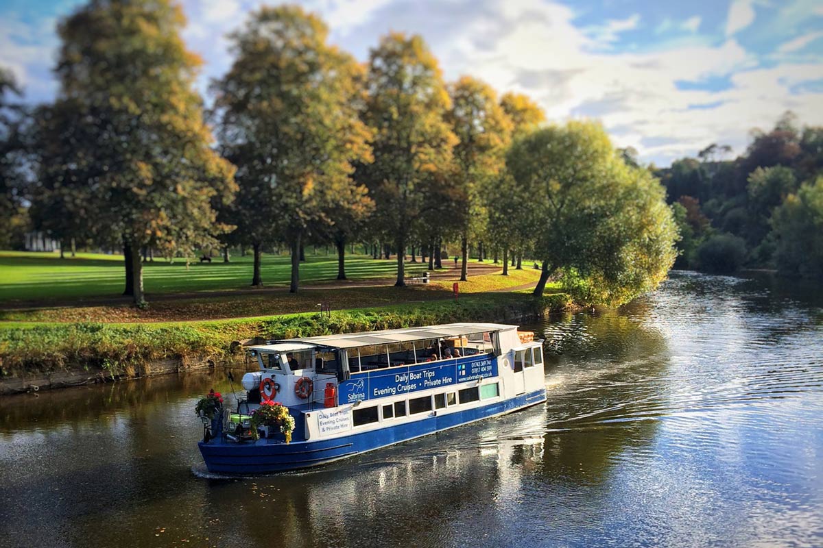 Sabrina Boat is widely considered on of the best things to do in Shrewsbury